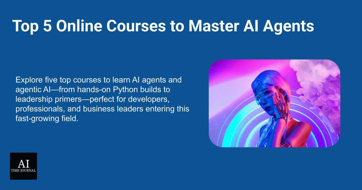 Top 5 Online Courses to Master AI Agents in 2025