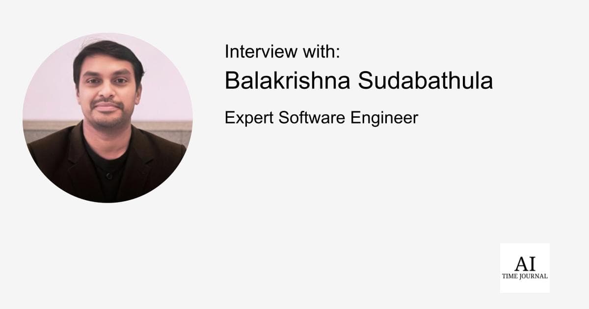 Balakrishna Sudabathula, Expert Software Engineer at Delta Dental Ins — Software Architecture, Microservices, APIOps, AI Integration, Cloud-Native Security, Mentorship, Tech Trends, Human-AI Collaboration, Leadership, Future of Enterprise Systems