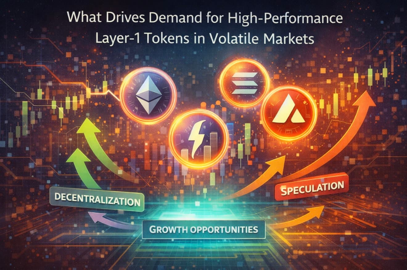 What Drives Demand for High-Performance Layer-1 Tokens in Volatile Markets